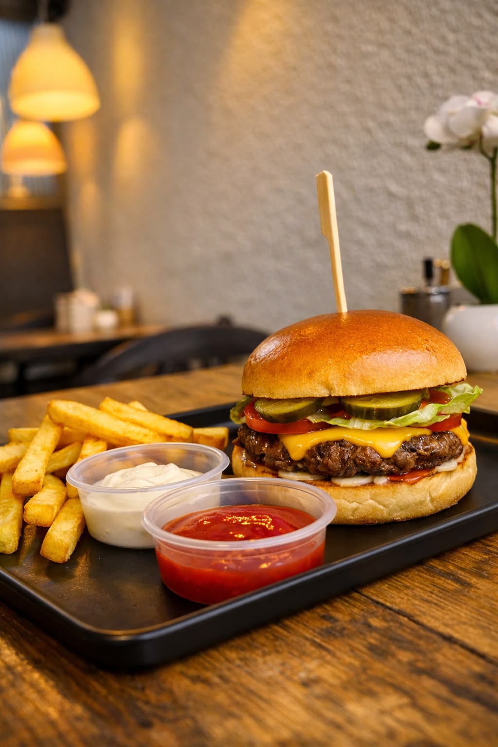 Burger Rindfleisch